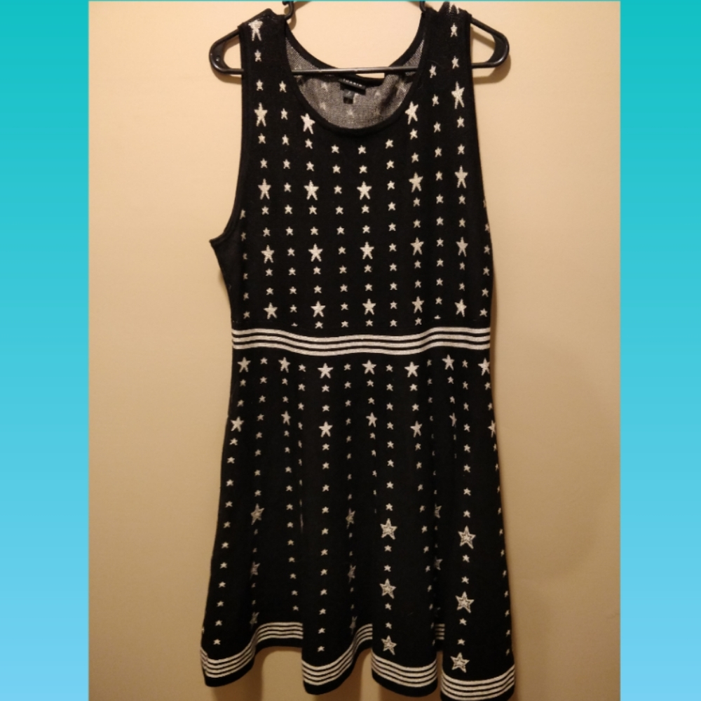 Silver Star Sweater Dress